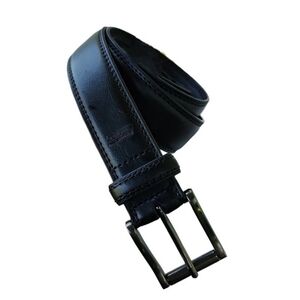 Men's Black Leather Belt